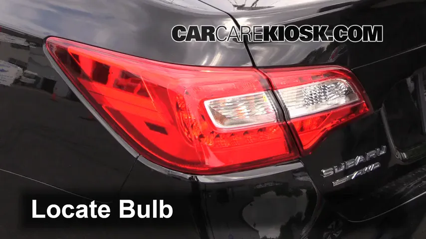 2015 Subaru Legacy 2.5i Premium 2.5L 4 Cyl. Lights Brake Light (replace bulb)